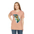 Stained Glass Velociraptor - Short Sleeve Tee